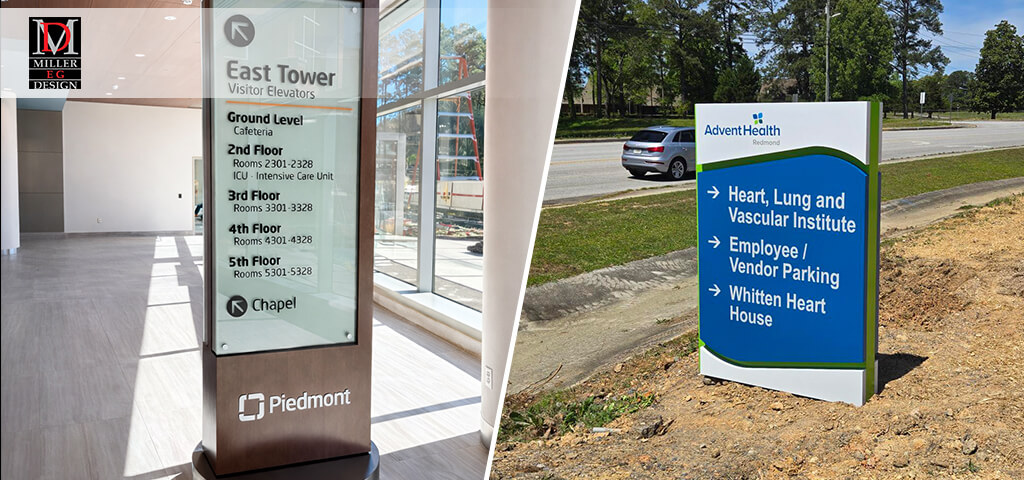 Miller Design Wayfinding Design vs. Standard Signage Whats the Difference 1